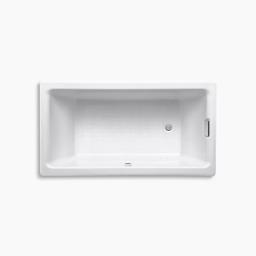 Kohler Tea-for-Two 66" x 36" drop-in Heated BubbleMassage air bath K-856-GH0-0 - Plumbing Market