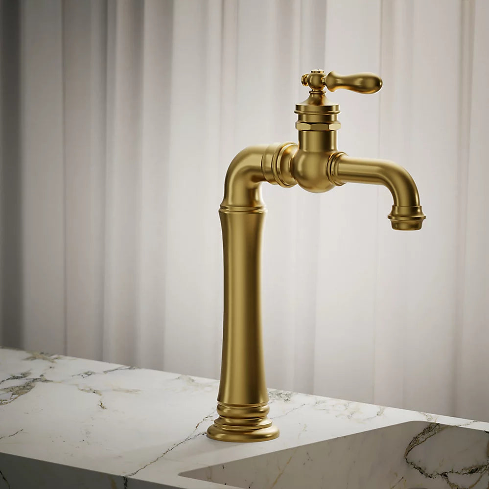Kohler Artifacts Gentleman's Single-handle bathroom sink faucet, 1.2 gpm K-72763-9M-2MB - Plumbing Market