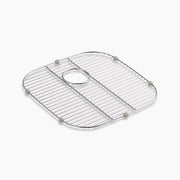 Kohler Undertone Stainless steel sink rack, 17-9/16" x 17-3/4" for K-3356 Undertone and K-3356-HCF Undertone Preserve sinks K-6389-ST - Plumbing Market