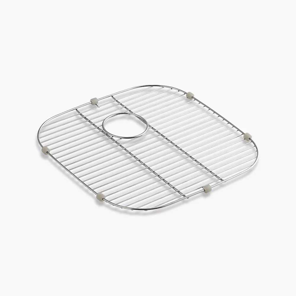 Kohler Undertone Stainless steel sink rack, 17-9/16" x 17-3/4" for K-3356 Undertone and K-3356-HCF Undertone Preserve sinks K-6389-ST - Plumbing Market