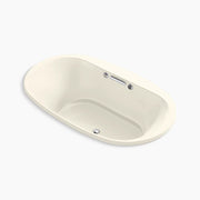 Kohler Underscore 71-1/2" x 41-1/2" drop-in Heated BubbleMassage air bath with Bask heated surface K-5718-GHW-96 - Plumbing Market