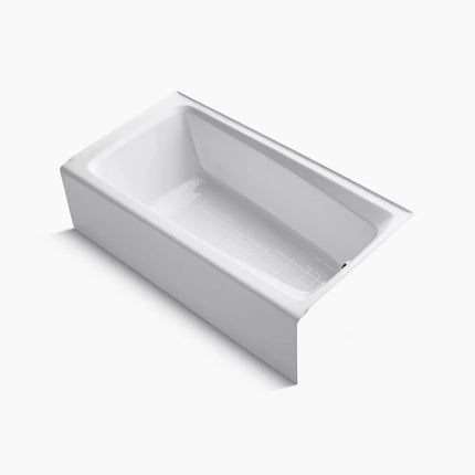 Kohler Mendota 60" x 32" alcove bath, right drain K-506-0 - Plumbing Market