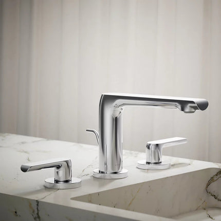 Kohler Avid Widespread bathroom sink faucet, 0.5 gpm K-97352-4N-CP - Plumbing Market