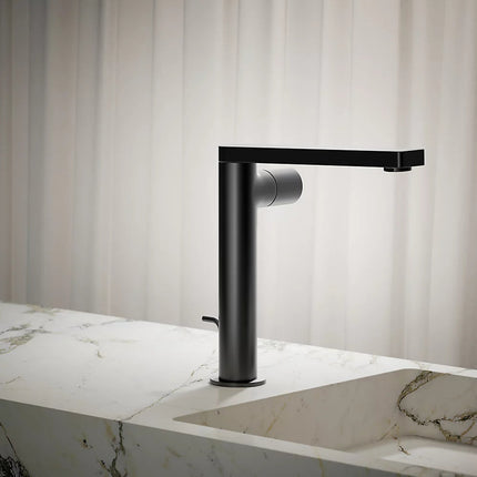 Kohler Composed Tall single-handle bathroom sink faucet with Cylindrical handle, 1.2 gpm K-73159-7-BL - Plumbing Market