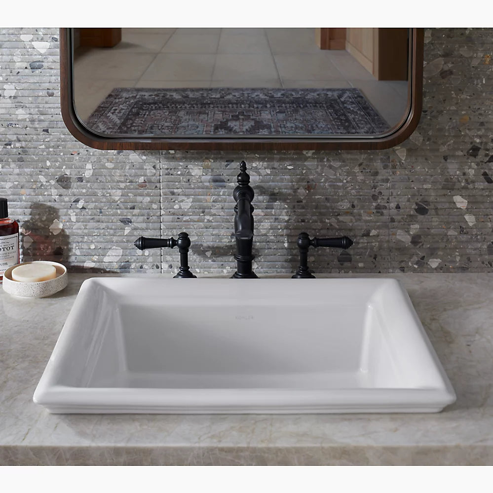 Kohler Artifacts Rectangle Self-Rimming Lav 21781-0 - Plumbing Market