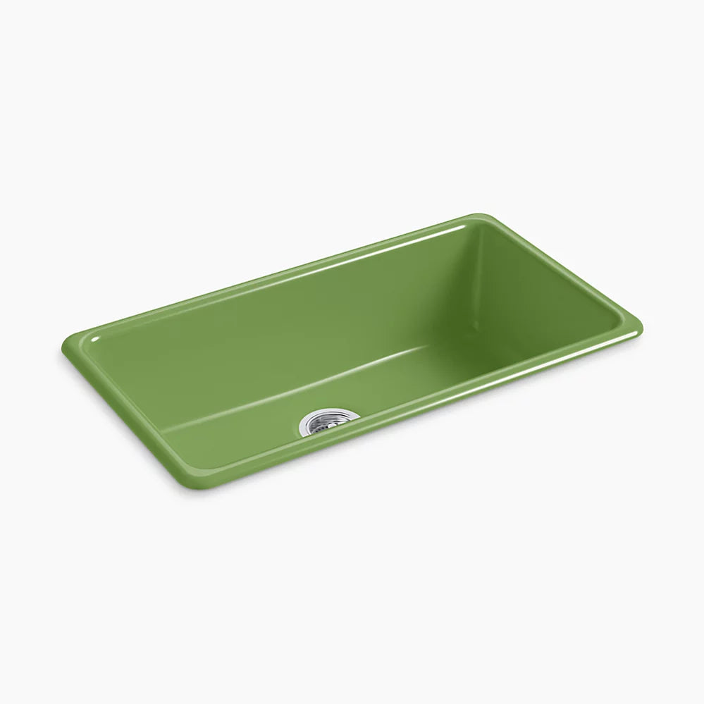 Kohler Iron/Tones 33" top-/undermount single-bowl kitchen sink K-5707-34 - Plumbing Market