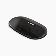 Kohler Underscore 65-1/2" x 35-3/4" drop-in Heated BubbleMassage air bath with whirlpool K-5716-XHGH-7 - Plumbing Market