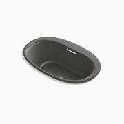 Kohler Underscore 59-3/4" x 35-3/4" drop-in bath with Bask heated surface K-5713-W1-58 - Plumbing Market