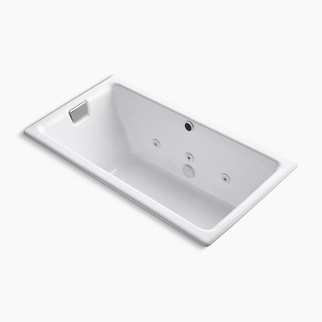 Kohler Tea-for-Two 66" x 36" drop-in/undermount whirlpool bath K-856-JHN-0 - Plumbing Market