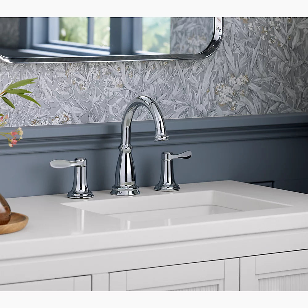 Kohler Bellera Widespread bathroom sink faucet, 0.5 gpm K-27380-4N-BN - Plumbing Market