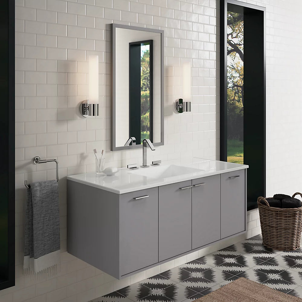 Kohler Jute 48" wall-hung bathroom vanity cabinet K-99544-1WT - Plumbing Market