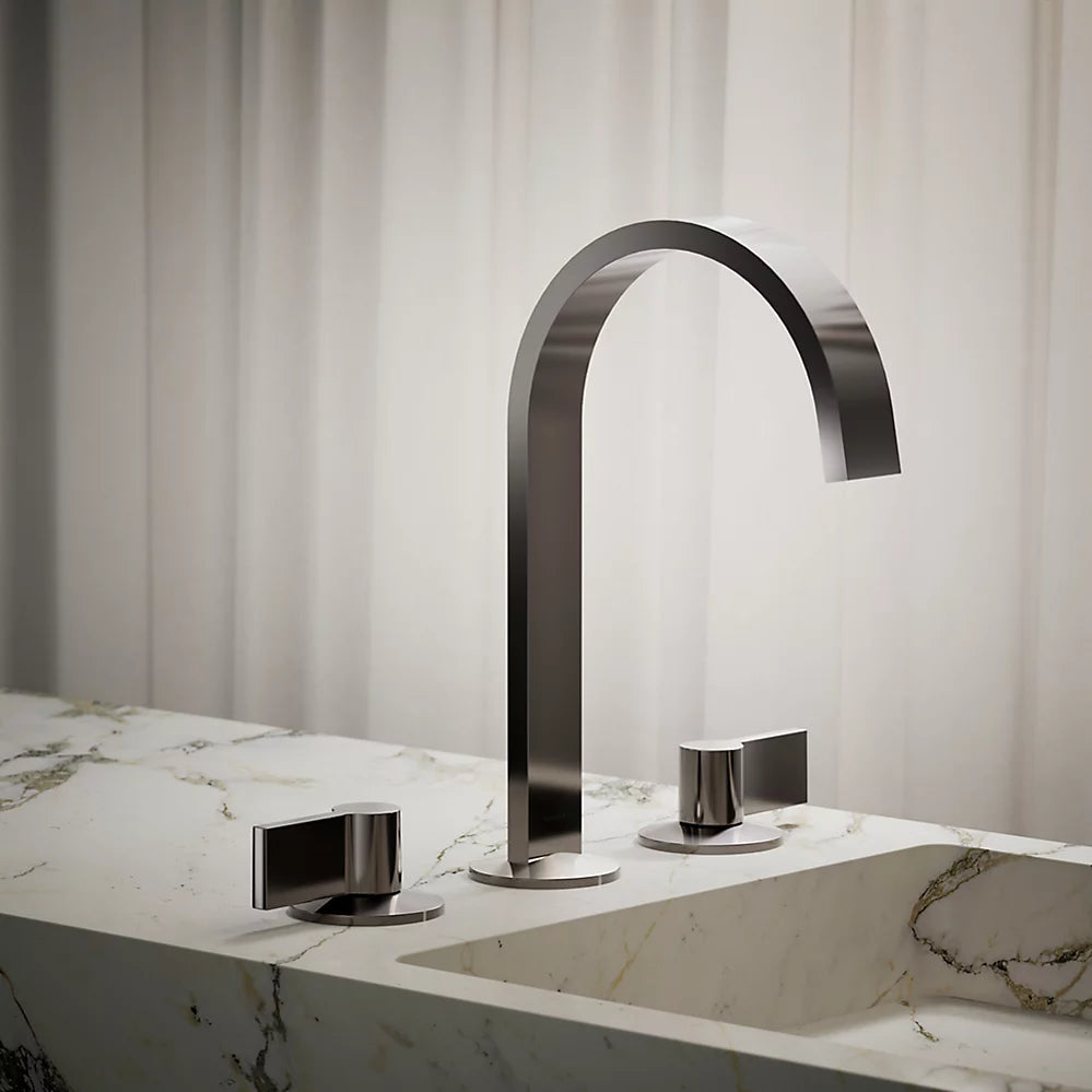 Kohler Components Bathroom sink faucet spout with Ribbon design, 1.2 gpm K-77968-TT - Plumbing Market