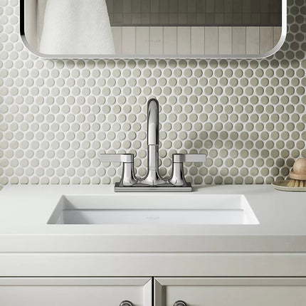 Kohler Venza Centerset bathroom sink faucet, 1.2 gpm K-28124-4-BN - Plumbing Market