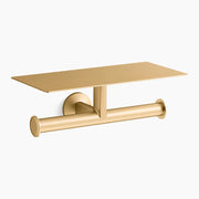 Kohler Components Covered double toilet paper holder K-78384-2MB - Plumbing Market