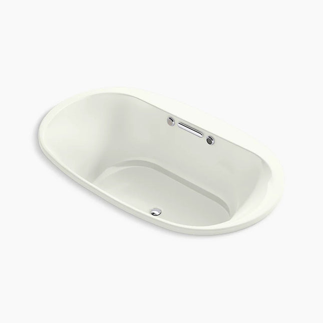 Kohler Underscore 71-1/2" x 41-1/2" drop-in Heated BubbleMassage air bath with Bask heated surface K-5718-GHW-NY - Plumbing Market