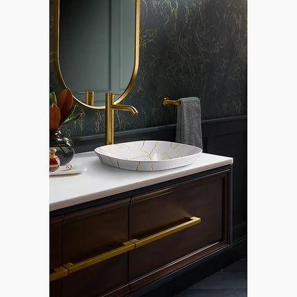 Kohler Aureus Square Semi-Recessed Vessel 28038-AUR-0 - Plumbing Market