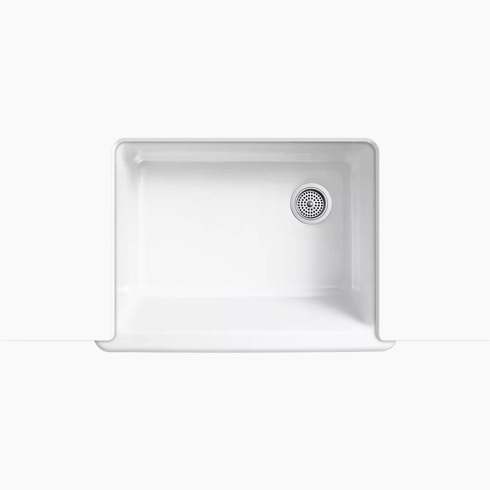 Kohler Whitehaven 29-3/4" undermount single-bowl farmhouse kitchen sink K-6487-TRF - Plumbing Market