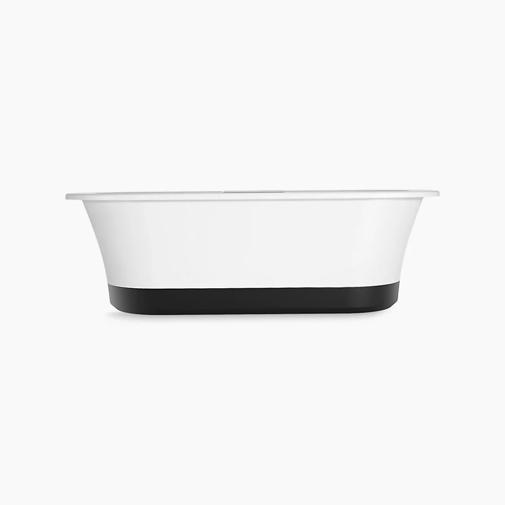 Kohler Volute 63" x 28-3/8" freestanding bath with base K-29326-0B7-0 - Plumbing Market