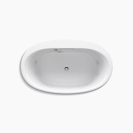 Kohler Underscore 60" x 36" drop-in heated whirlpool bath K-5714-JH-0 - Plumbing Market