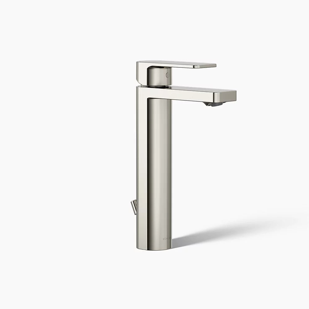 Kohler Parallel Tall single-handle bathroom sink faucet, 1.2 gpm K-23475-4-SN - Plumbing Market
