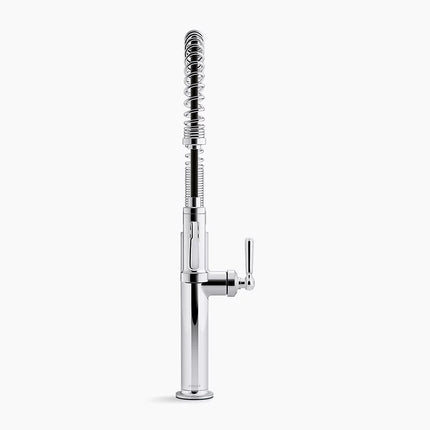 Kohler Edalyn by Studio McGee Semi-professional kitchen sink faucet with two-function sprayhead K-28360-CP - Plumbing Market