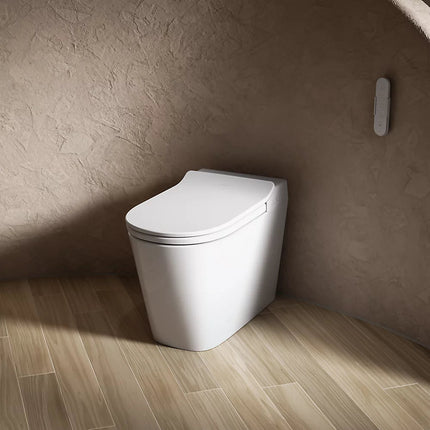Kohler Leap One-piece elongated smart toilet, dual-flush K-28529-0 - Plumbing Market