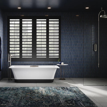 Kohler Volute 63" x 28-3/8" freestanding bath with base K-29328-0B7-0 - Plumbing Market