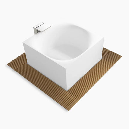 Kohler Stillness Infinity Experience 72" x 72" freestanding bath K-31405-INF-HW1 - Plumbing Market