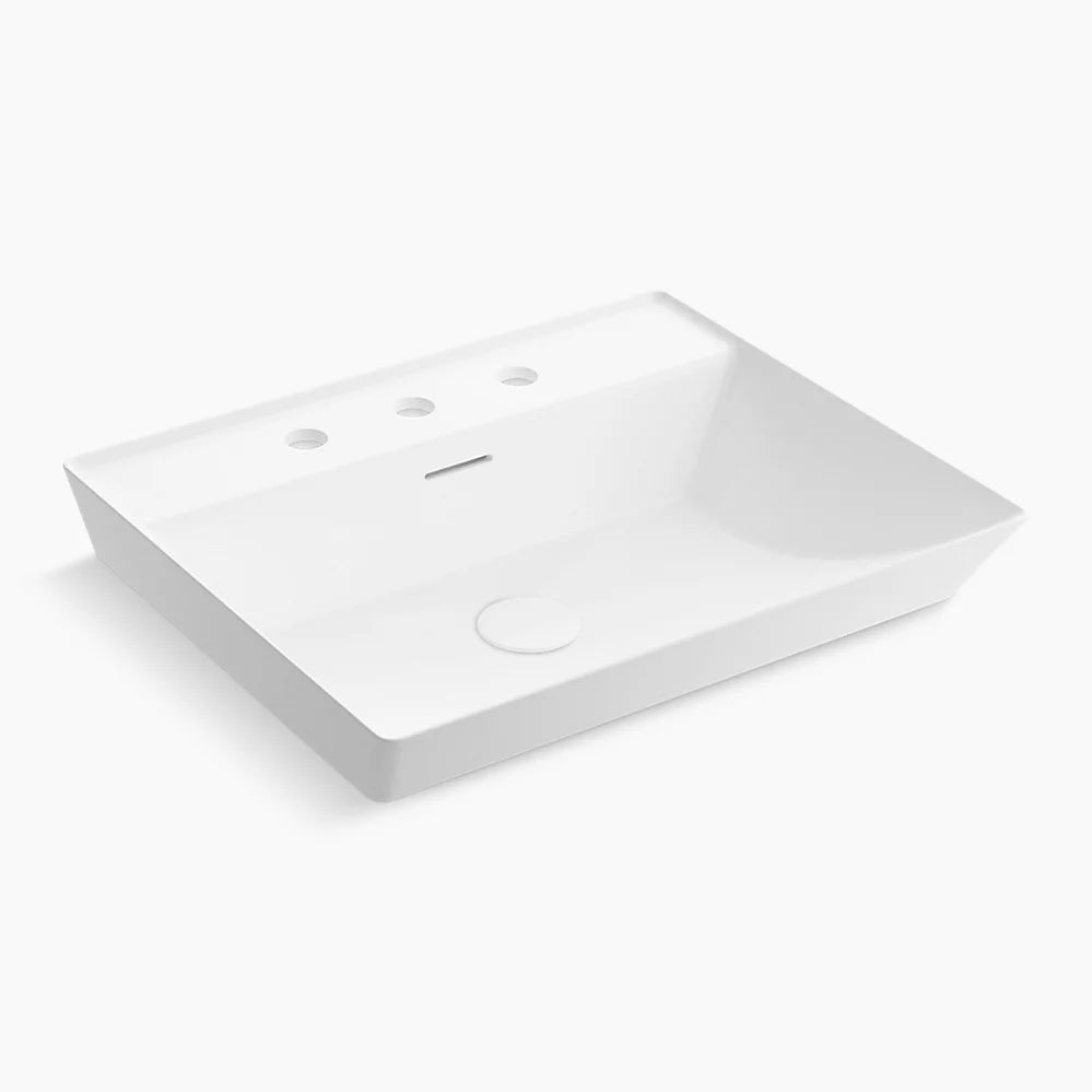Kohler Brazn Rectangle Vessel W/ Faucet Deck 21059-8-0 - Plumbing Market