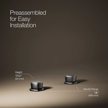 Kohler Occasion Knob bathroom sink faucet handles K-27010-9-TT - Plumbing Market