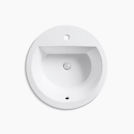 Kohler Bryant Round Self-Rimming Lav/Ctr Hole 2714-1-0 - Plumbing Market
