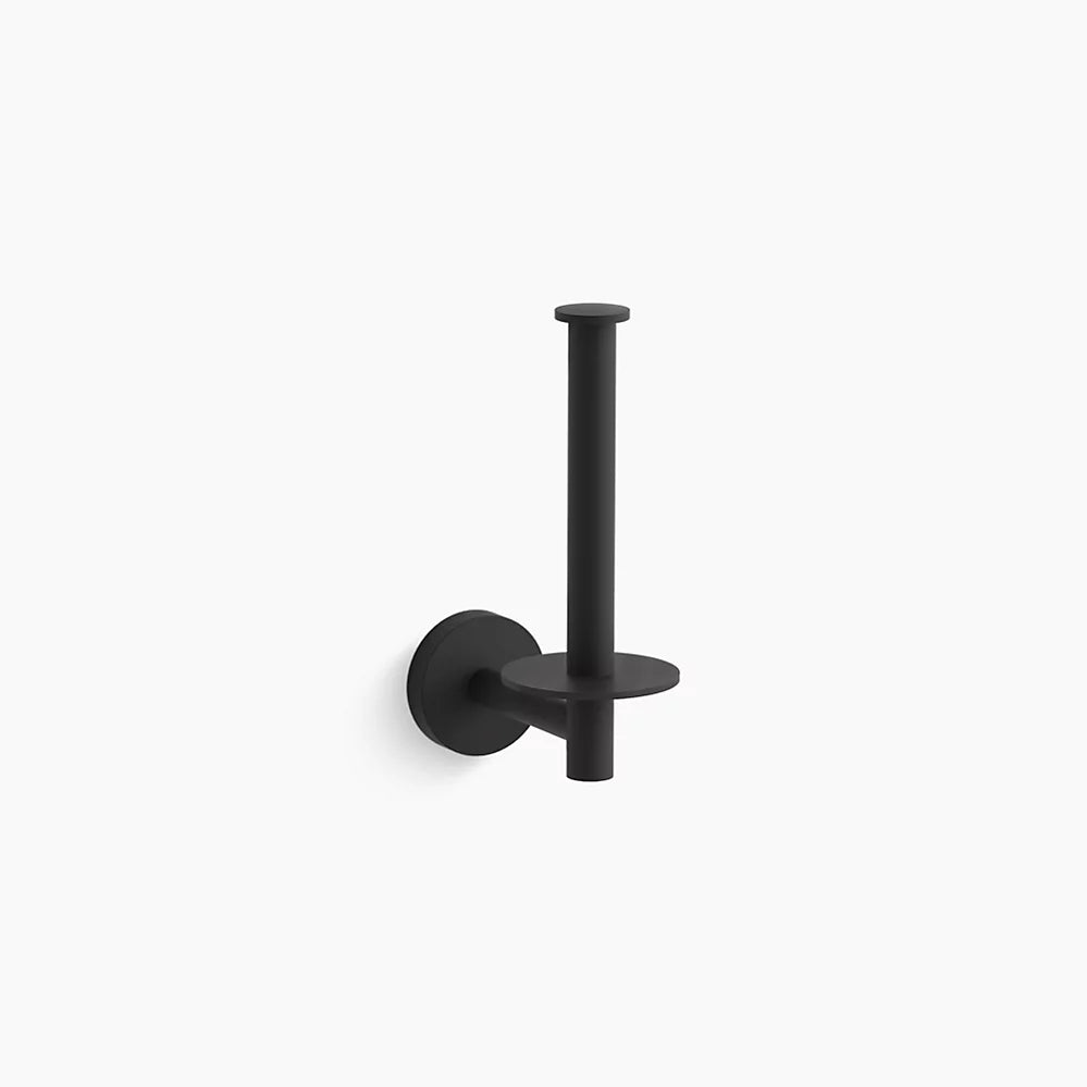 Kohler Elate Vertical toilet paper holder K-27293-BL - Plumbing Market