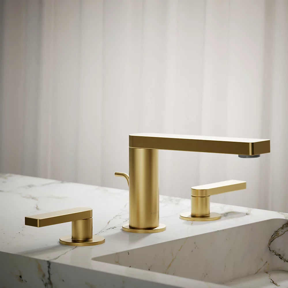 Kohler Composed Widespread bathroom sink faucet with Lever handles, 1.2 gpm K-73060-4-2MB - Plumbing Market