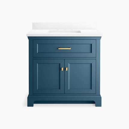 Kohler Charlemont 36" bathroom vanity cabinet with sink and quartz top K-29261-BD1-TDB - Plumbing Market