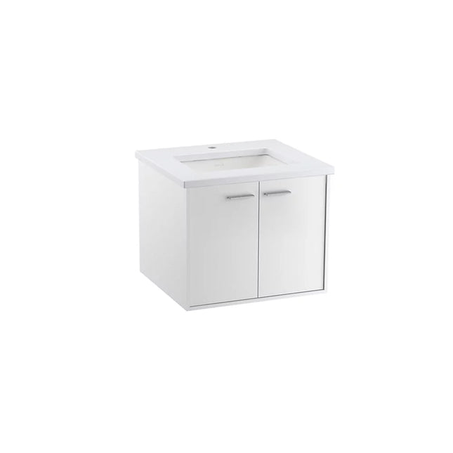 Kohler Jute 24" wall-hung bathroom vanity cabinet K-99539-1WA - Plumbing Market