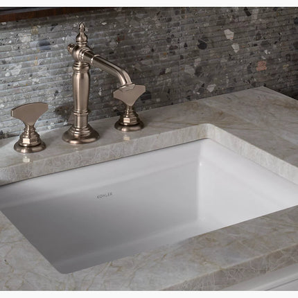 Kohler Artifacts Rectangle Under-Counter Lav 21783-0 - Plumbing Market