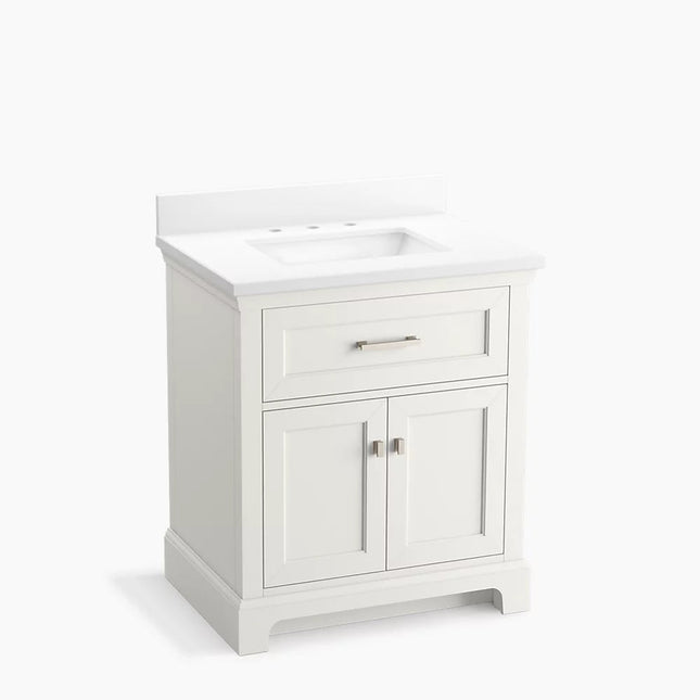 Kohler Charlemont 30" bathroom vanity cabinet with sink and quartz top K-29260-BD1-0 - Plumbing Market