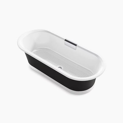 Kohler Volute 70-7/8" x 30-3/8" freestanding bath with base K-29330-P5B0-0 - Plumbing Market