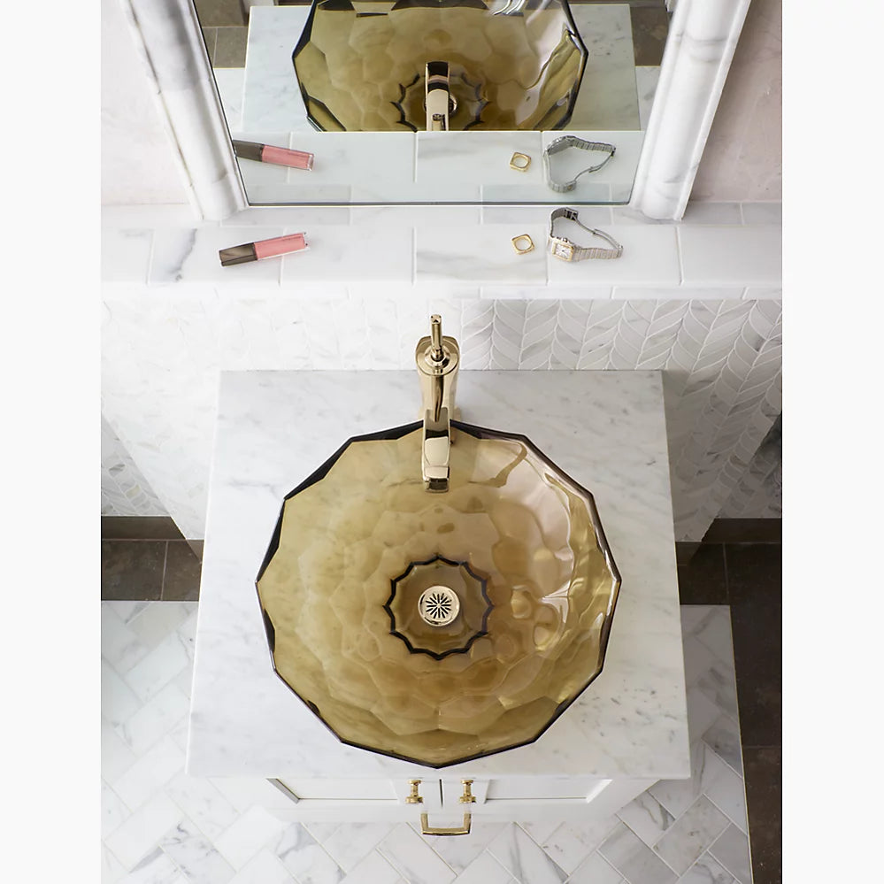 Kohler Briolette 17-1/2" round vessel bathroom sink, no overflow K-2373-TG7 - Plumbing Market