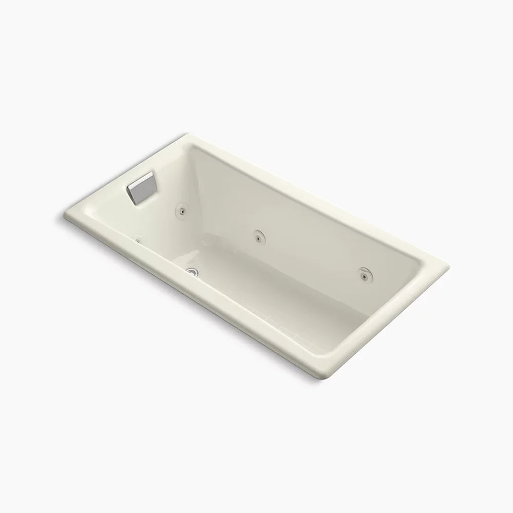Kohler Tea-for-Two 60" x 32" drop-in/undermount whirlpool bath K-852-JHB-96 - Plumbing Market