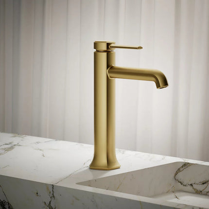 Kohler Occasion Tall single-handle bathroom sink faucet, 0.5 gpm K-27003-4N-2MB - Plumbing Market