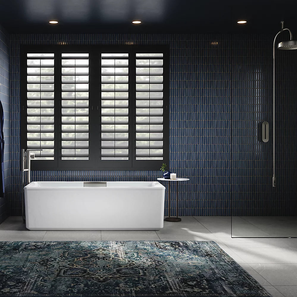 Kohler Volute 63" x 28-3/8" freestanding bath with shroud K-29327-0-0 - Plumbing Market