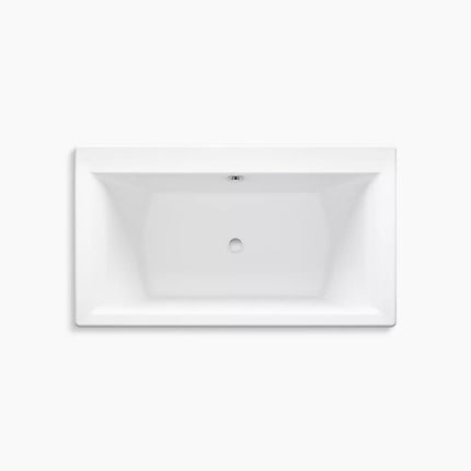 Kohler Stargaze 60-1/4" x 34-1/4" Freestanding Bath with Fluted Shroud - Plumbing Market