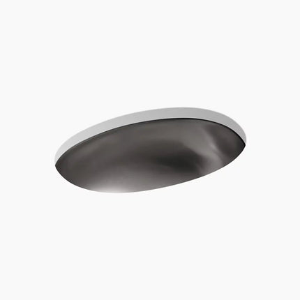 Kohler Bolero Oval Stainless Lav/Luster 2611-SU-NA - Plumbing Market