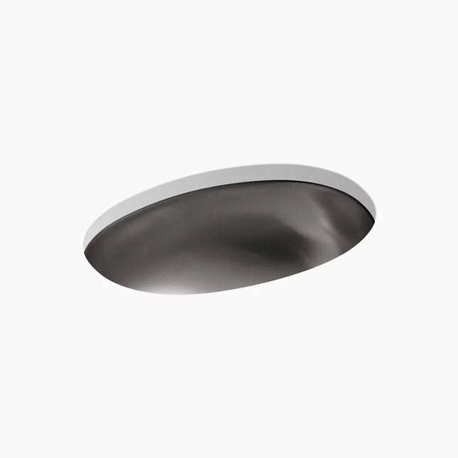 Kohler Bolero Oval Stainless Lav/Luster 2611-SU-NA - Plumbing Market