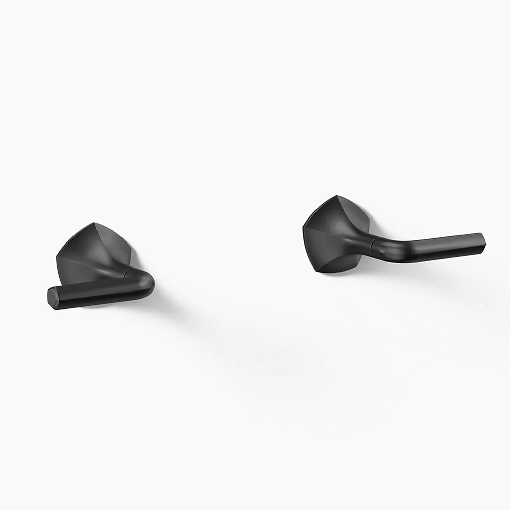 Kohler Occasion Wall-mount bathroom sink faucet Lever handle trim, 1.2 gpm K-T27013-4-BL - Plumbing Market