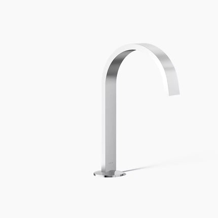 Kohler Components Bathroom sink faucet spout with Ribbon design, 1.2 gpm K-77968-CP - Plumbing Market