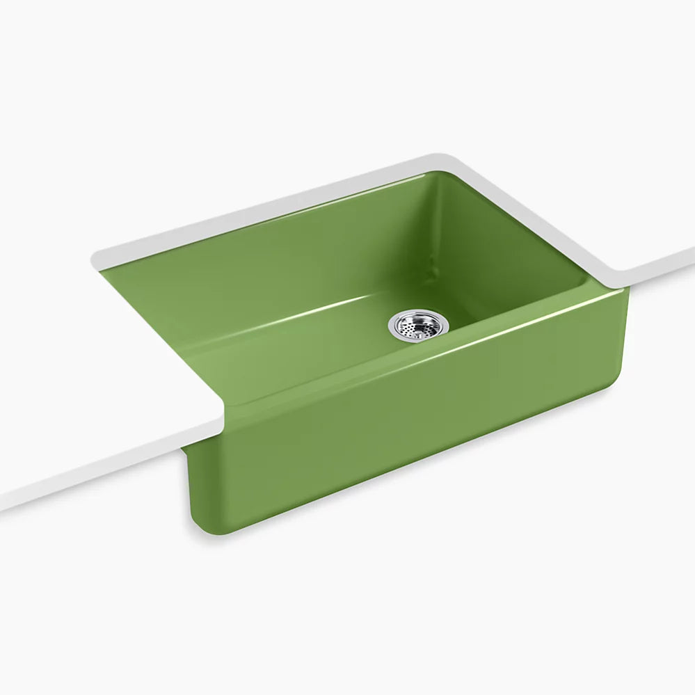 Kohler Whitehaven 32-3/4" undermount single-bowl farmhouse kitchen sink K-5827-34 - Plumbing Market
