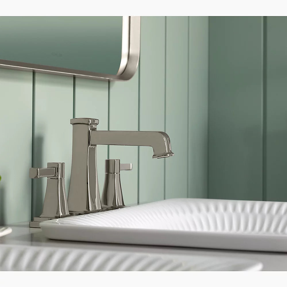 Kohler Riff Centerset bathroom sink faucet, 0.5 gpm K-27398-4N-BN - Plumbing Market