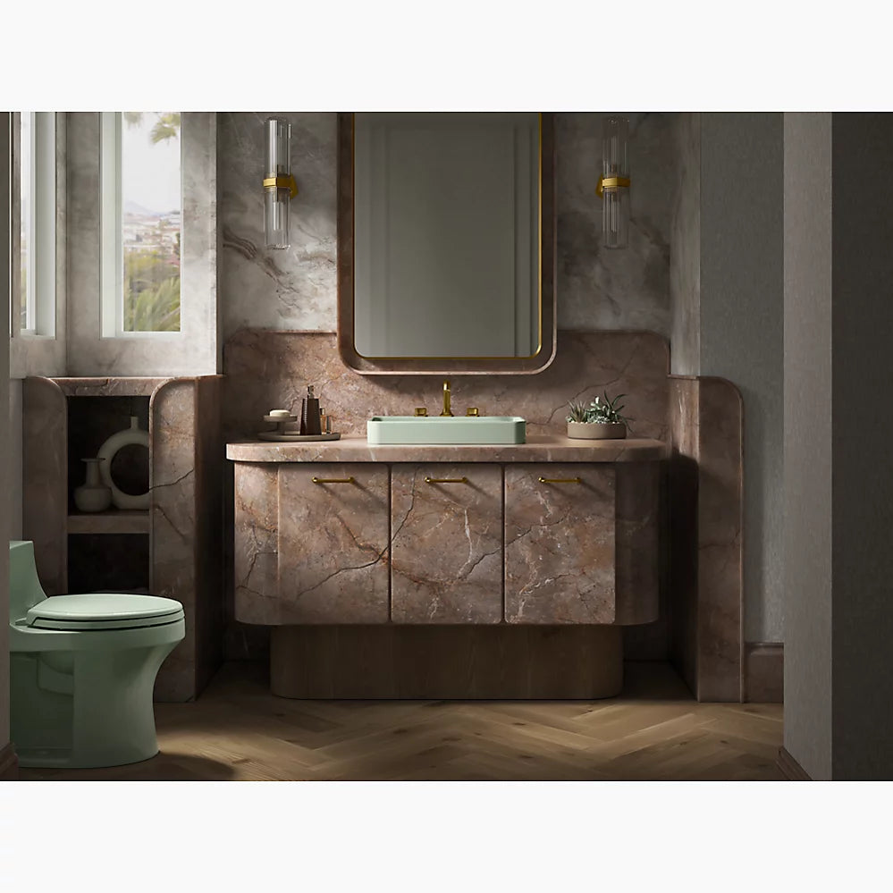 Kohler Essential 30" x 45" rectangular framed mirror K-31365-BNL - Plumbing Market